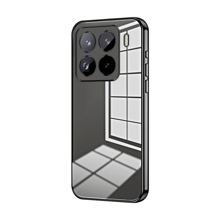 Transparent Plating Fine Hole Phone Case, For Xiaomi Civi 5 Pro, For Xiaomi 15 Pro, For Xiaomi 15
