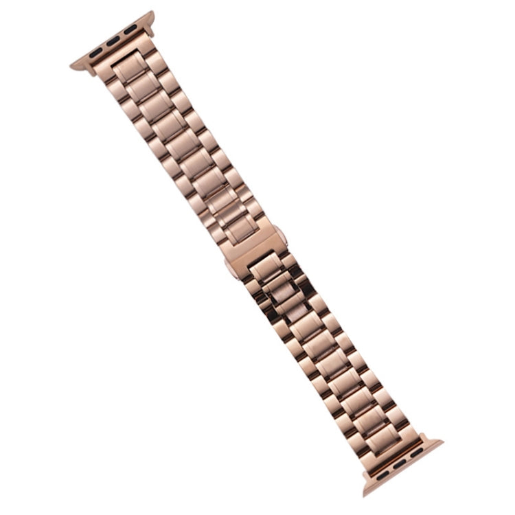 Five-Beads Stainless Steel Watch Band, For Apple Watch SE 2023 44mm, For Apple Watch SE 2023 40mm