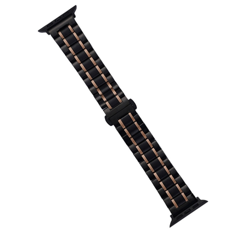 Five-Beads Stainless Steel Watch Band, For Apple Watch SE 2023 44mm, For Apple Watch SE 2023 40mm