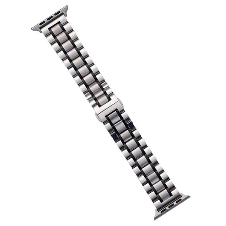 Five-Beads Stainless Steel Watch Band, For Apple Watch SE 2023 44mm, For Apple Watch SE 2023 40mm