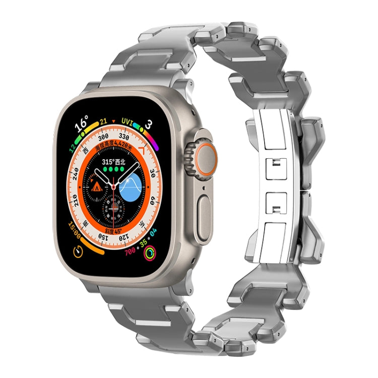 Y Type Pure Titanium Watch Band, For Apple Watch SE 2023 44mm, For Apple Watch SE 2023 40mm, For Apple Watch Ultra 2 49mm, For Apple Watch Series 9 45mm, For Apple Watch Series 9 41mm, For Apple Watch Ultra 49mm