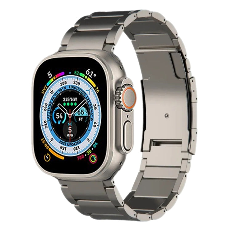 Titanium Metal Watch Band, For Apple Watch Series 9 41mm, For Apple Watch Ultra 49mm, For Apple Watch Series 8 41mm, For Apple Watch Series 8 45mm, For Apple Watch SE 2022 40mm, For Apple Watch SE 2022 44mm