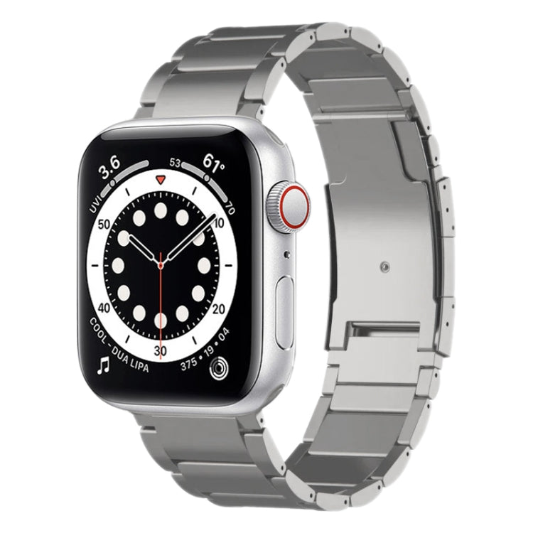 Titanium Metal Watch Band, For Apple Watch Series 7 41mm, For Apple Watch Series 7 45mm, For Apple Watch SE 40mm, For Apple Watch SE 44mm, For Apple Watch Series 6 40mm, For Apple Watch Series 6 44mm