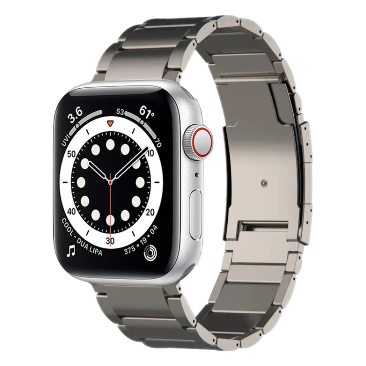 Titanium Metal Watch Band, For Apple Watch Series 7 41mm, For Apple Watch Series 7 45mm, For Apple Watch SE 40mm, For Apple Watch SE 44mm, For Apple Watch Series 6 40mm, For Apple Watch Series 6 44mm