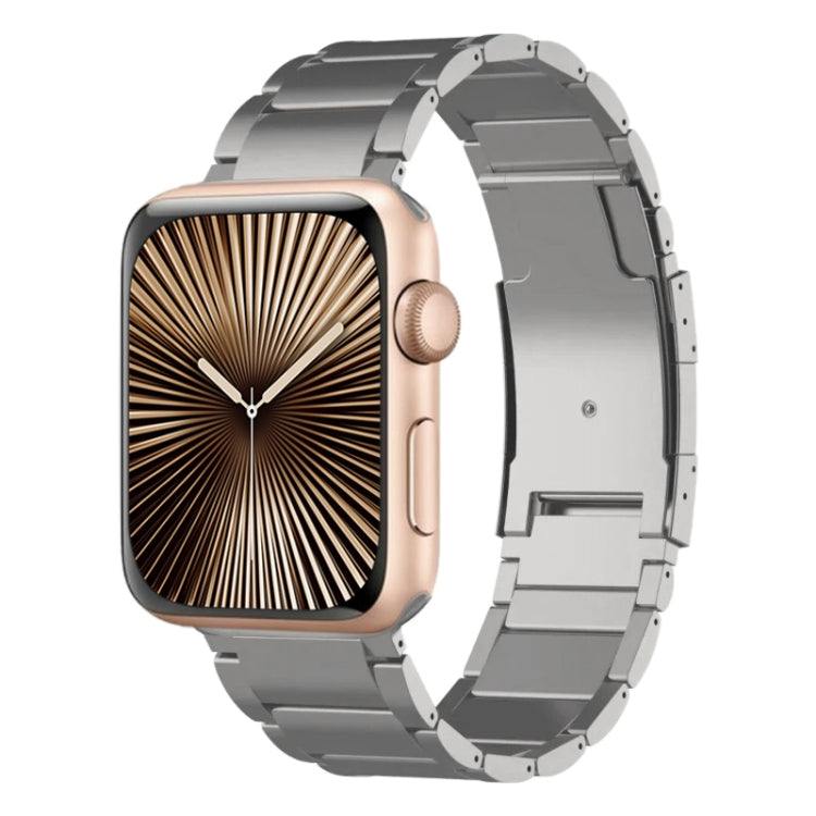 Titanium Metal Watch Band, For Apple Watch Series 10 46mm, For Apple Watch Series 10 42mm, For Apple Watch SE 2023 44mm, For Apple Watch SE 2023 40mm, For Apple Watch Ultra 2 49mm, For Apple Watch Series 9 45mm