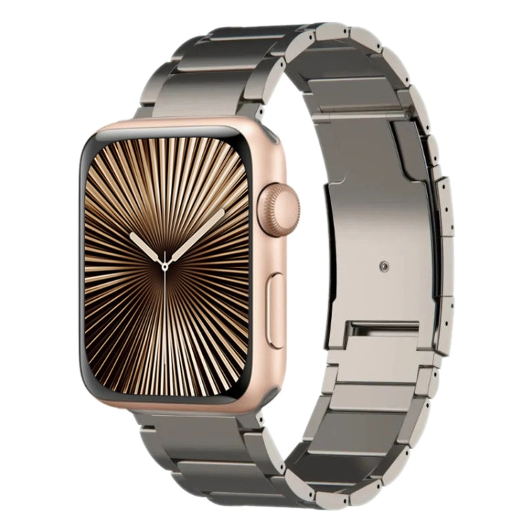 Titanium Metal Watch Band, For Apple Watch Series 10 46mm, For Apple Watch Series 10 42mm, For Apple Watch SE 2023 44mm, For Apple Watch SE 2023 40mm, For Apple Watch Ultra 2 49mm, For Apple Watch Series 9 45mm