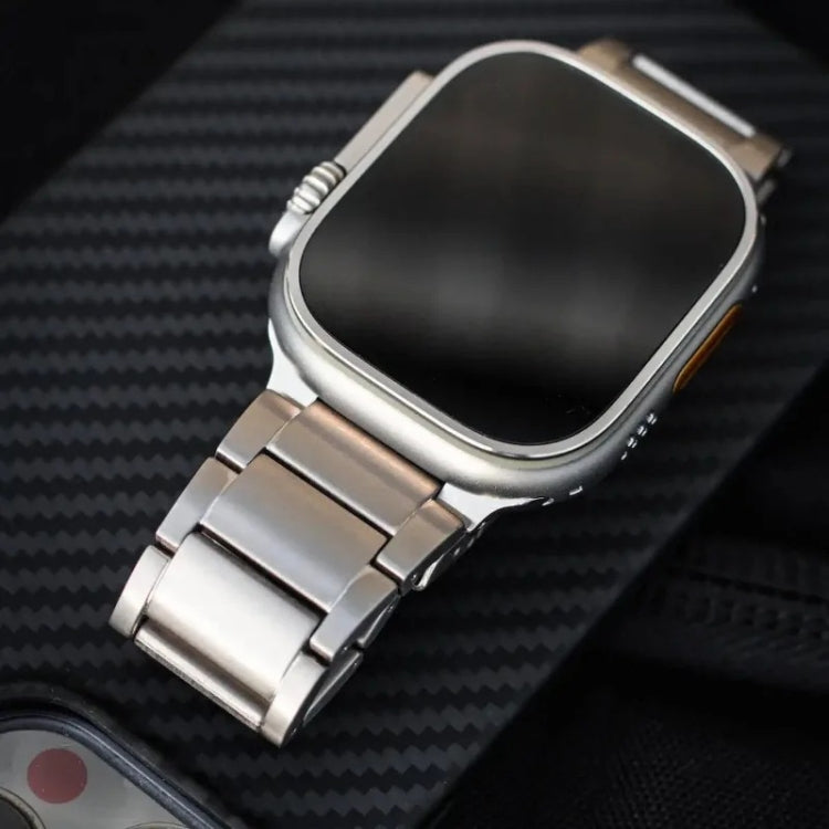 Titanium Metal Watch Band, For Apple Watch Series 10 46mm, For Apple Watch Series 10 42mm, For Apple Watch SE 2023 44mm, For Apple Watch SE 2023 40mm, For Apple Watch Ultra 2 49mm, For Apple Watch Series 9 45mm