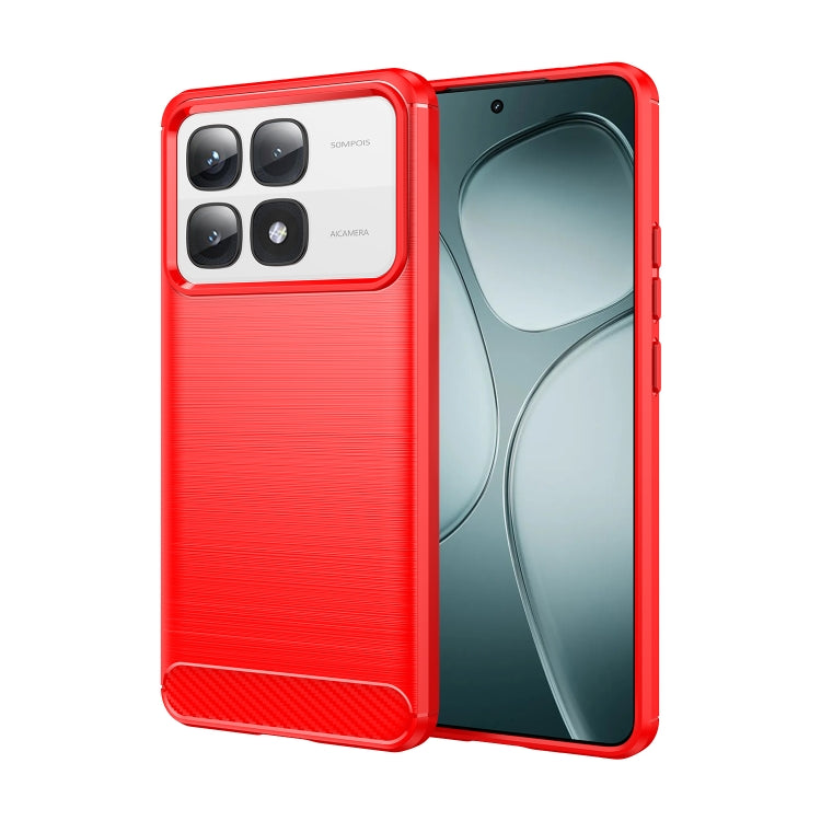 Carbon Fiber Brushed Texture TPU Phone Case, For Xiaomi Poco F7 Ultra, For Xiaomi Poco F7 Pro, For Xiaomi 15 Ultra, For Xiaomi Poco X7 Pro, For Xiaomi 15 Pro, For Xiaomi 15, For Xiaomi 14T Pro, For Xiaomi 14 Civi, For Xiaomi Civi 4 Pro