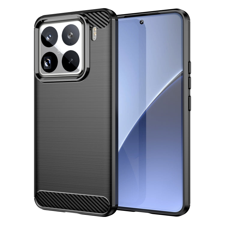 Carbon Fiber Brushed Texture TPU Phone Case, For Xiaomi Poco F7 Ultra, For Xiaomi Poco F7 Pro, For Xiaomi 15 Ultra, For Xiaomi Poco X7 Pro, For Xiaomi 15 Pro, For Xiaomi 15, For Xiaomi 14T Pro, For Xiaomi 14 Civi, For Xiaomi Civi 4 Pro