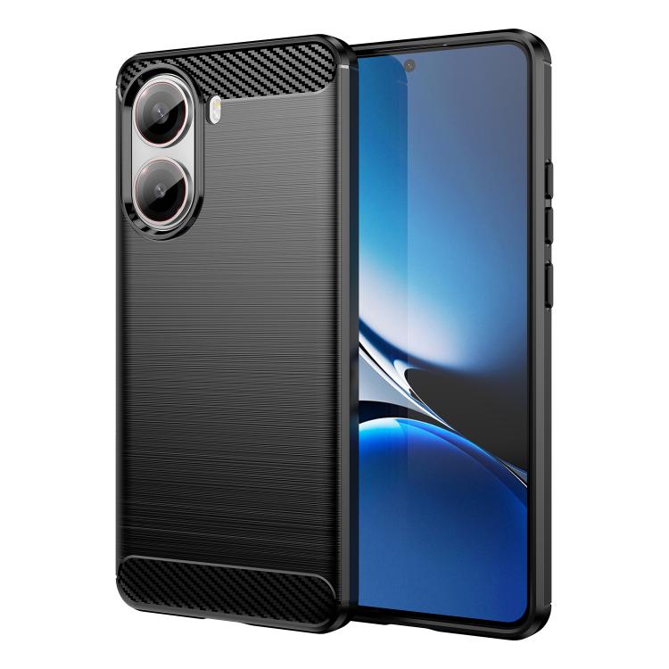 Carbon Fiber Brushed Texture TPU Phone Case, For Xiaomi Poco F7 Ultra, For Xiaomi Poco F7 Pro, For Xiaomi 15 Ultra, For Xiaomi Poco X7 Pro, For Xiaomi 15 Pro, For Xiaomi 15, For Xiaomi 14T Pro, For Xiaomi 14 Civi, For Xiaomi Civi 4 Pro