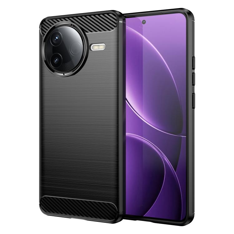 Carbon Fiber Brushed Texture TPU Phone Case, For Xiaomi Poco F7 Ultra, For Xiaomi Poco F7 Pro, For Xiaomi 15 Ultra, For Xiaomi Poco X7 Pro, For Xiaomi 15 Pro, For Xiaomi 15, For Xiaomi 14T Pro, For Xiaomi 14 Civi, For Xiaomi Civi 4 Pro