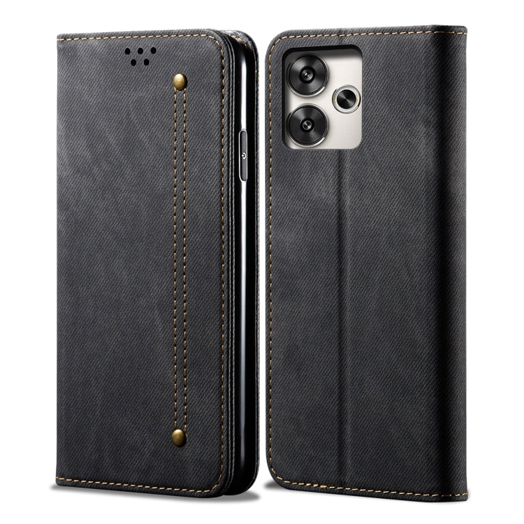 Denim Texture Casual Style Horizontal Flip Leather Case, For Xiaomi 15 Ultra, For Xiaomi 15 Pro, For Xiaomi 15, For Xiaomi 14T Pro, For Xiaomi Poco M6 4G