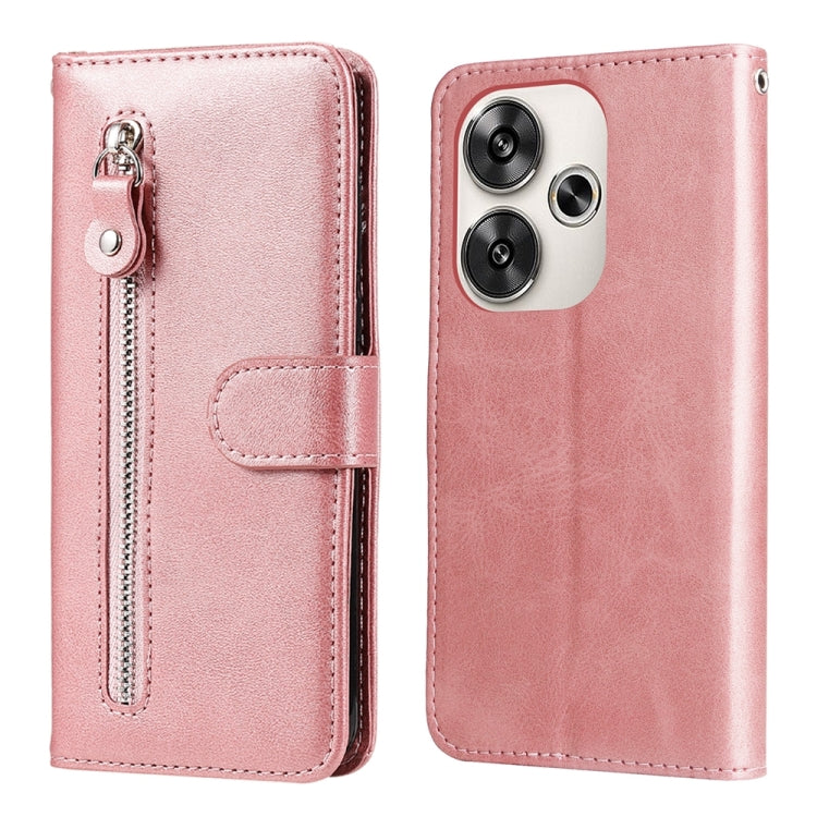 Fashion Calf Texture Zipper Leather Phone Case