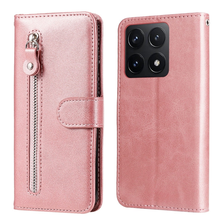 Fashion Calf Texture Zipper Leather Phone Case