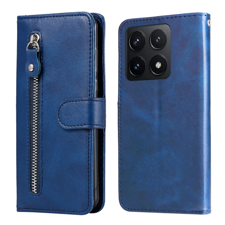 Fashion Calf Texture Zipper Leather Phone Case