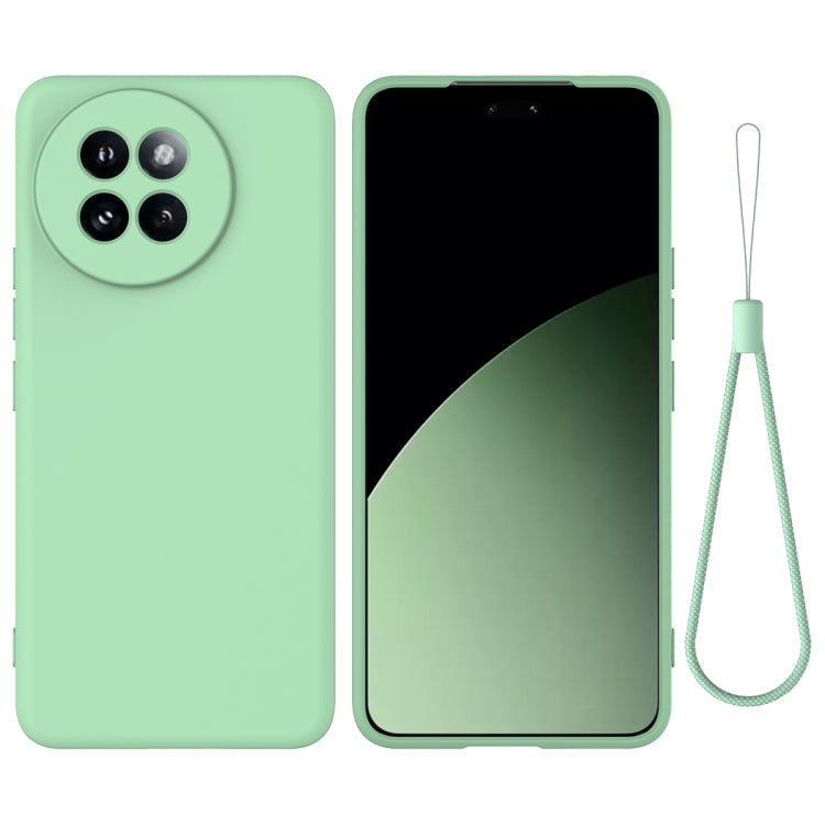 Solid Color Liquid Silicone Dropproof Full Coverage Phone Case