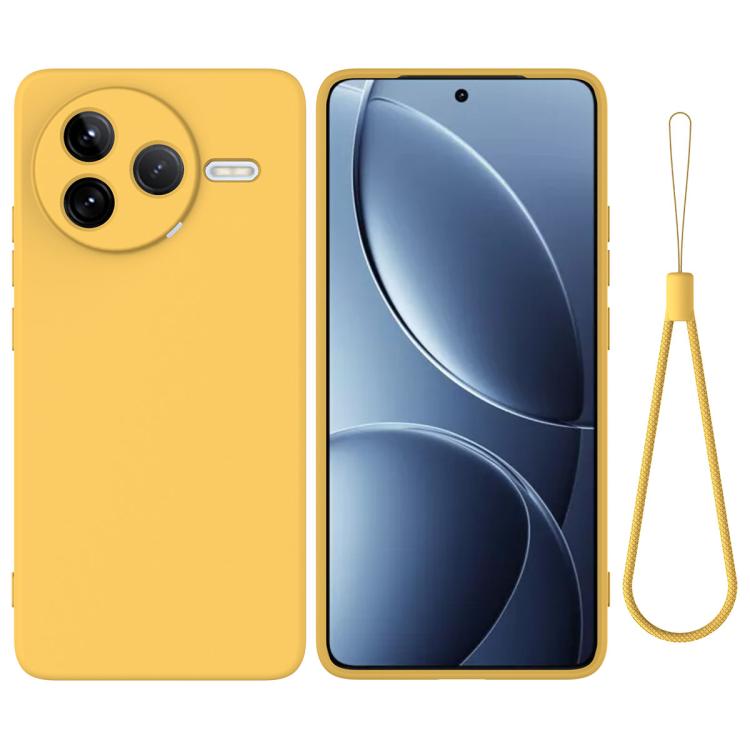 Solid Color Liquid Silicone Dropproof Full Coverage Phone Case, For Xiaomi Poco F7 Ultra, For Xiaomi Poco F7 Pro, For Xiaomi Poco M7 5G, For Xiaomi Poco X7, For Xiaomi 15 Ultra, For Xiaomi Poco X7 Pro