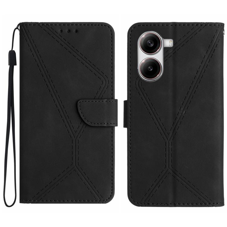 Stitching Embossed Leather Phone Case