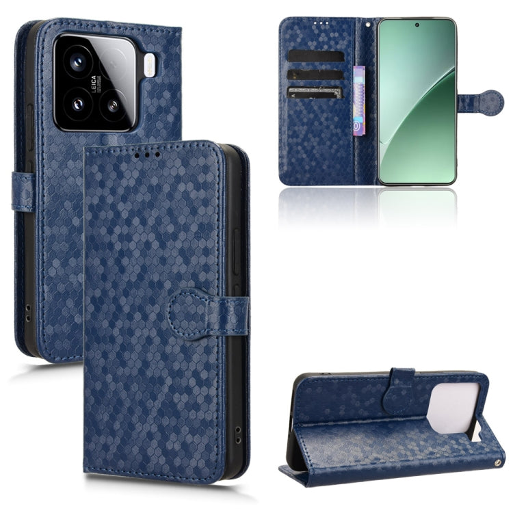 Honeycomb Dot Texture Leather Phone Case, For Xiaomi Poco F7 Pro 5G / F7 Ultra, For Xiaomi 15 Ultra, For Xiaomi 15 Pro, For Xiaomi 15