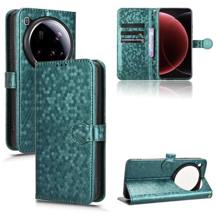 Honeycomb Dot Texture Leather Phone Case, For Xiaomi Poco F7 Pro 5G / F7 Ultra, For Xiaomi 15 Ultra, For Xiaomi 15 Pro, For Xiaomi 15
