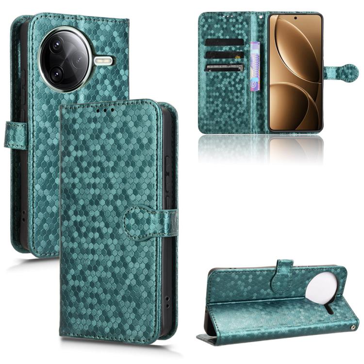 Honeycomb Dot Texture Leather Phone Case, For Xiaomi Poco F7 Pro 5G / F7 Ultra, For Xiaomi 15 Ultra, For Xiaomi 15 Pro, For Xiaomi 15