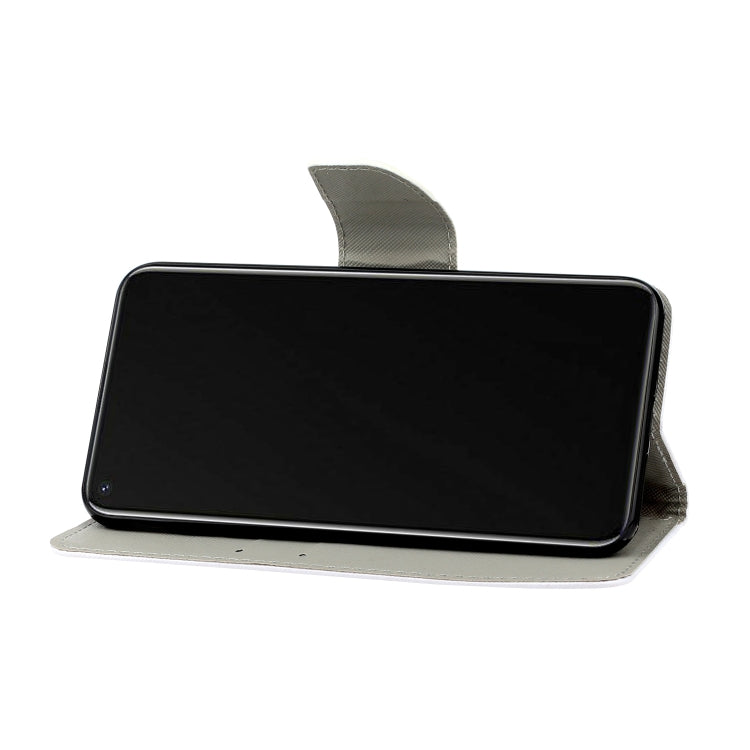 3D Colored Drawing Horizontal Flip PU Leather Case with Holder & Card Slots & Wallet