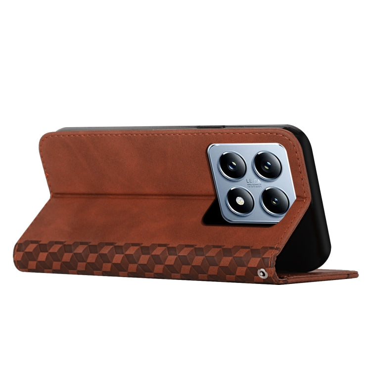 Diamond Splicing Skin Feel Magnetic Leather Phone Case