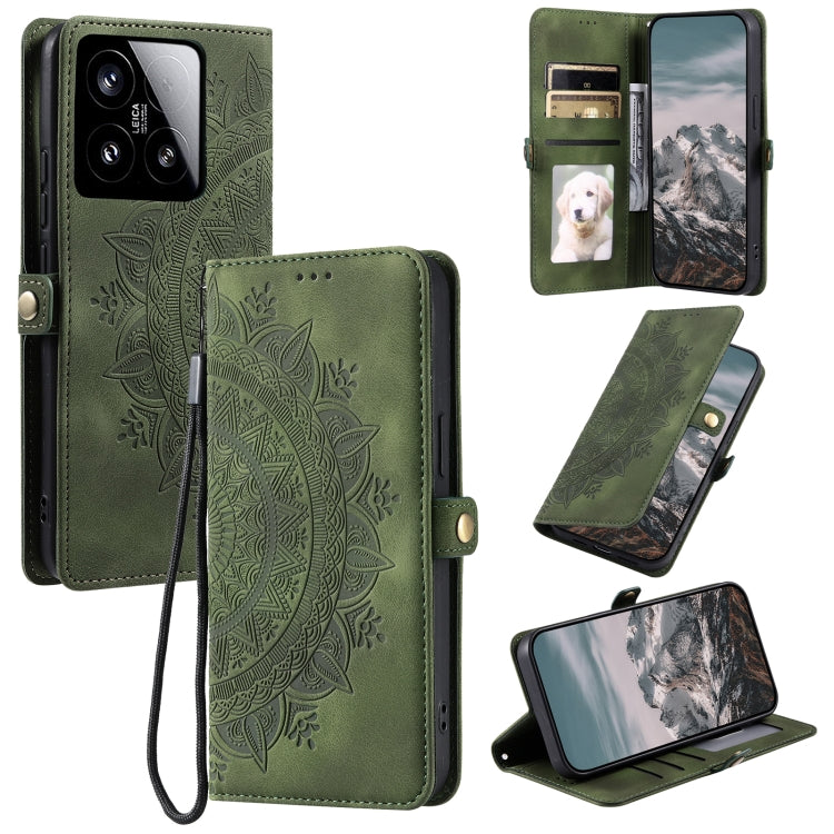 Skin Feel Totem Embossed Leather Phone Case