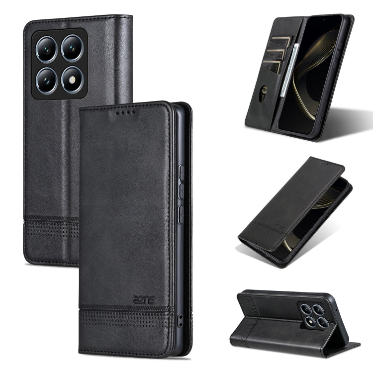 AZNS Magnetic Calf Texture Flip Leather Phone Case