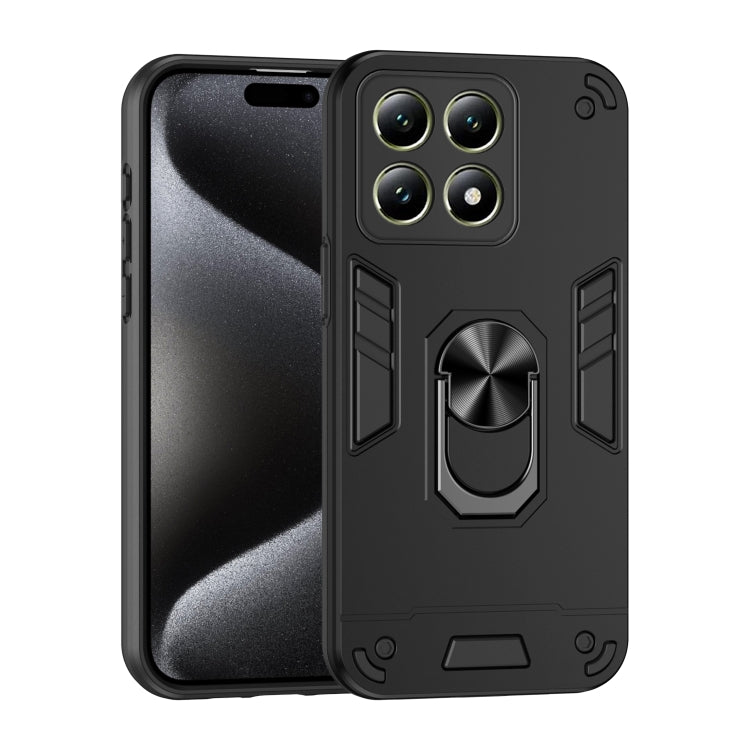 Shockproof Metal Ring Holder Phone Case, For Xiaomi 15 Ultra, For Xiaomi Poco X7 Pro, For Xiaomi 15 Pro, For Xiaomi 15, For Xiaomi 14T Pro, For Xiaomi 14T