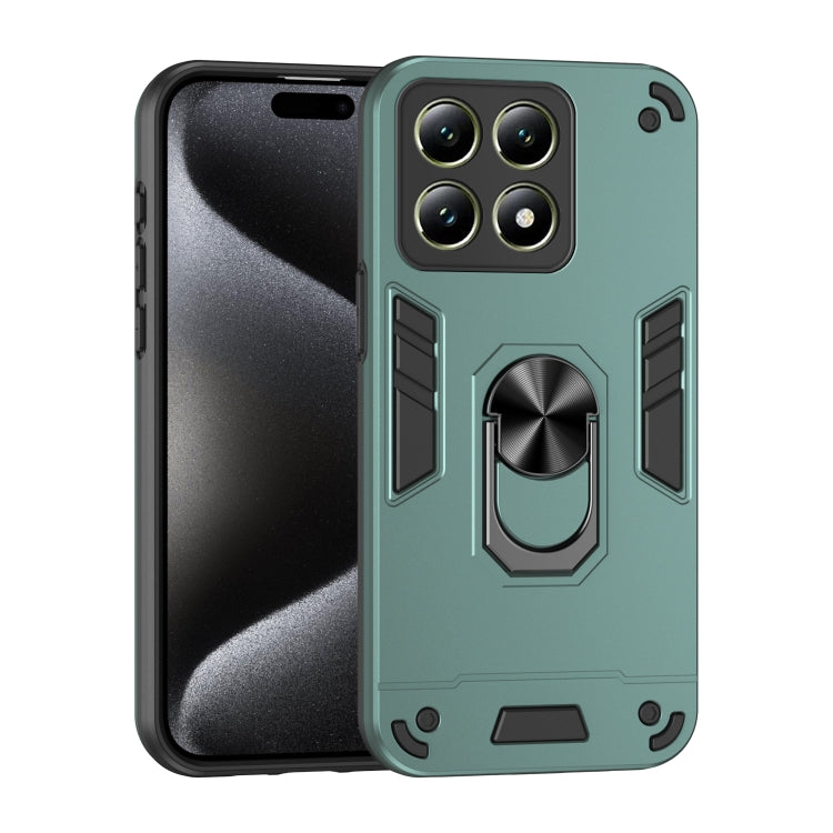 Shockproof Metal Ring Holder Phone Case, For Xiaomi 15 Ultra, For Xiaomi Poco X7 Pro, For Xiaomi 15 Pro, For Xiaomi 15, For Xiaomi 14T Pro, For Xiaomi 14T