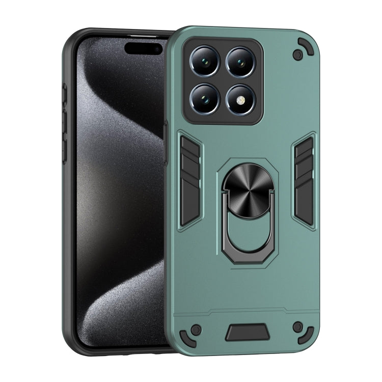 Shockproof Metal Ring Holder Phone Case, For Xiaomi 15 Ultra, For Xiaomi Poco X7 Pro, For Xiaomi 15 Pro, For Xiaomi 15, For Xiaomi 14T Pro, For Xiaomi 14T