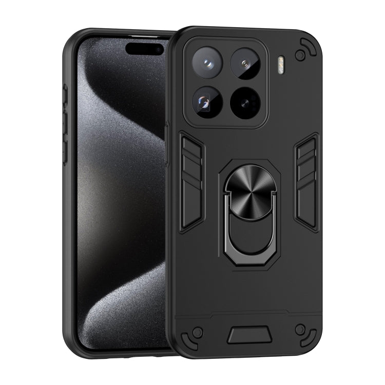 Shockproof Metal Ring Holder Phone Case, For Xiaomi 15 Ultra, For Xiaomi Poco X7 Pro, For Xiaomi 15 Pro, For Xiaomi 15, For Xiaomi 14T Pro, For Xiaomi 14T