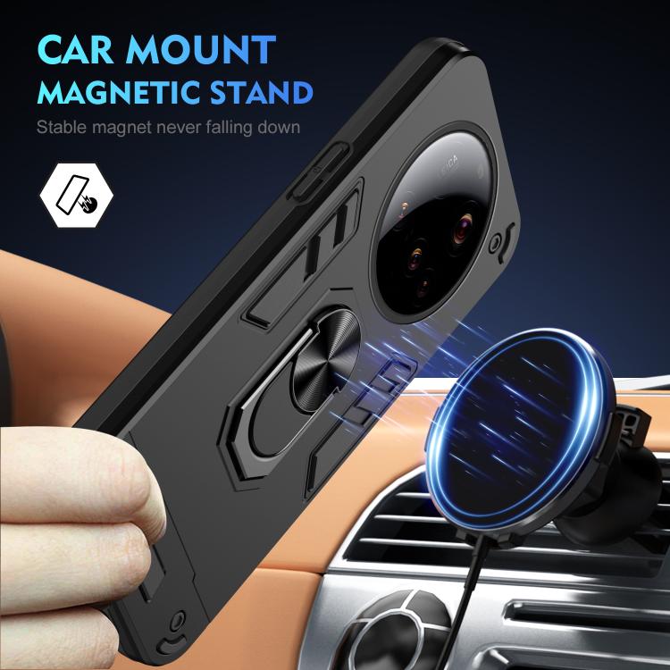 Shockproof Metal Ring Holder Phone Case, For Xiaomi 15 Ultra, For Xiaomi Poco X7 Pro, For Xiaomi 15 Pro, For Xiaomi 15, For Xiaomi 14T Pro, For Xiaomi 14T