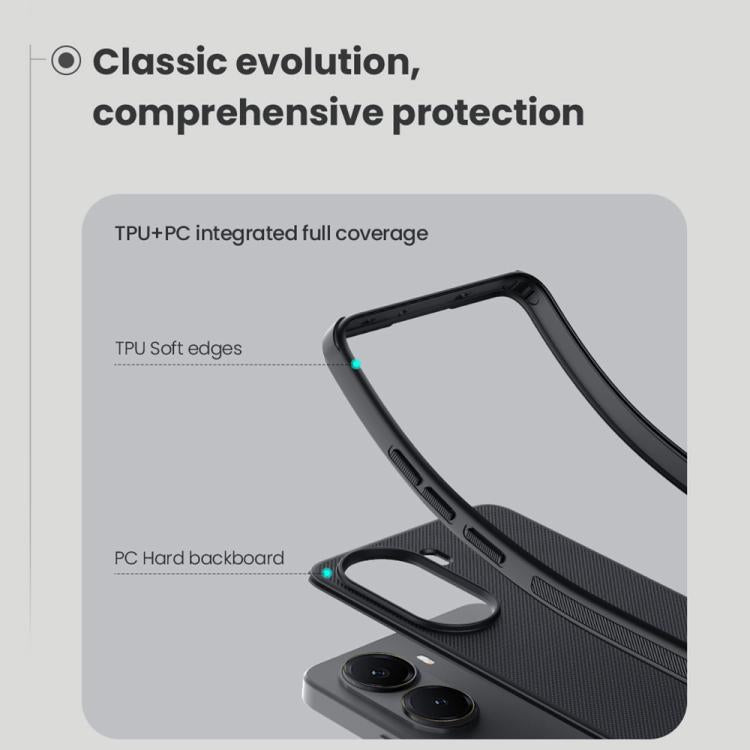 NILLKIN Frosted Shield Pro PC + TPU Phone Case, For Xiaomi Poco X7 Pro, For Xiaomi 15 Pro, For Xiaomi 15, For Xiaomi 14T Pro, For Xiaomi 14T