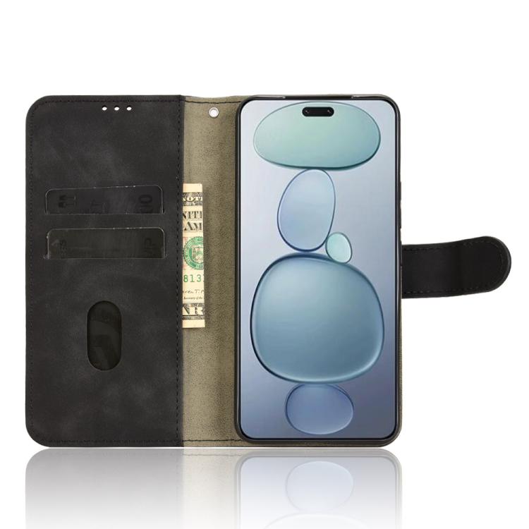 Skin Feel Magnetic Flip Leather Phone Case