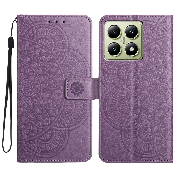 Flower Embossed Leather Phone Case