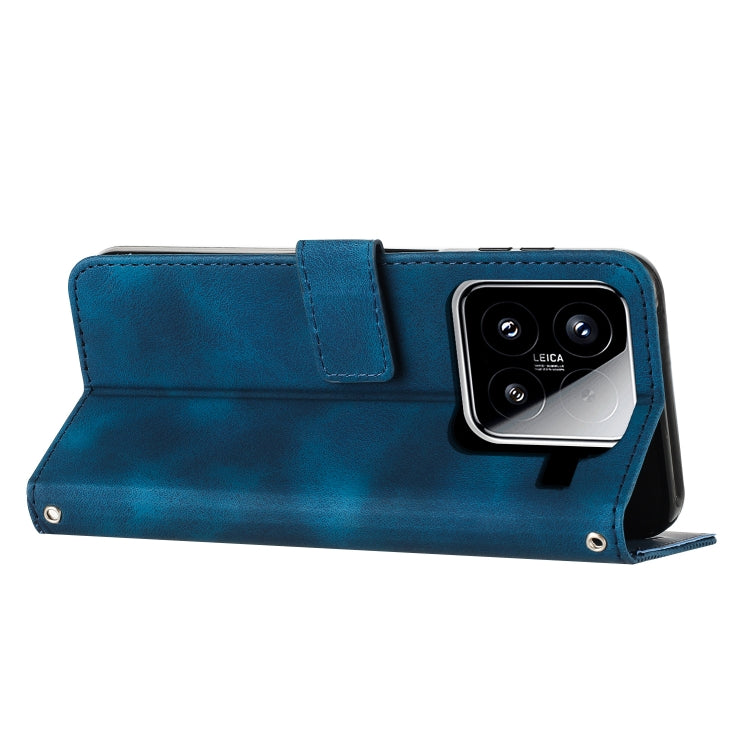 Dream Triangle Leather Phone Case with Lanyard