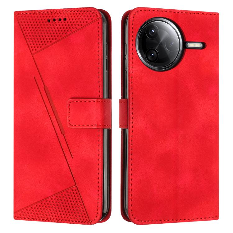 Dream Triangle Leather Phone Case with Lanyard