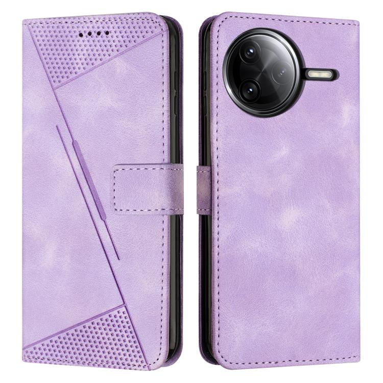 Dream Triangle Leather Phone Case with Lanyard