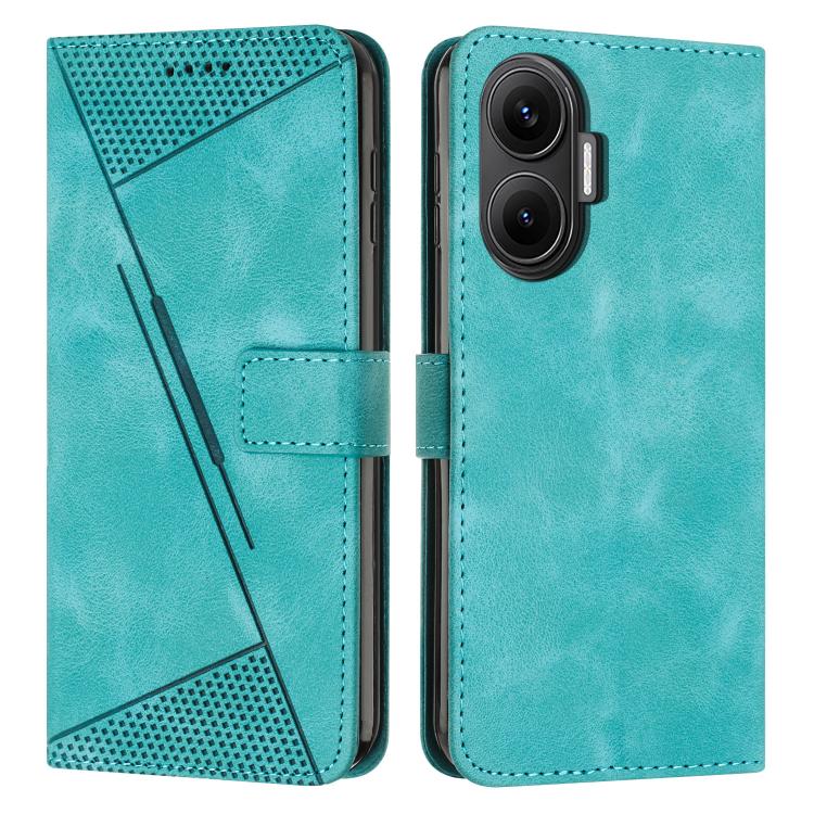 Dream Triangle Leather Phone Case with Lanyard