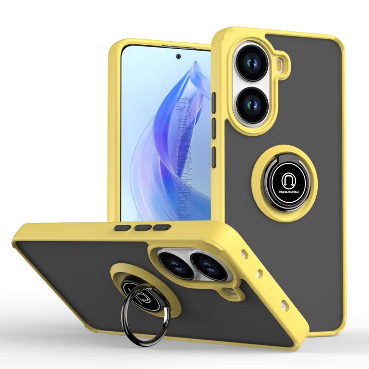 Q Shadow 1 Series TPU + PC Phone Case with Ring