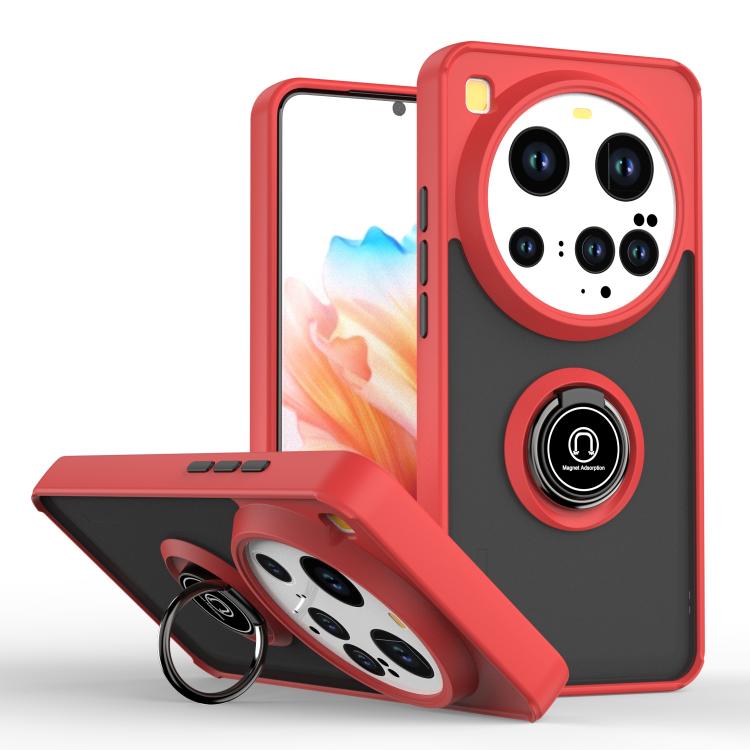 Q Shadow 1 Series TPU + PC Phone Case with Ring