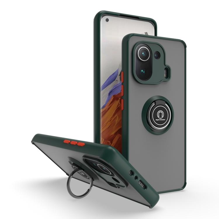 Q Shadow 1 Series TPU + PC Phone Case with Ring