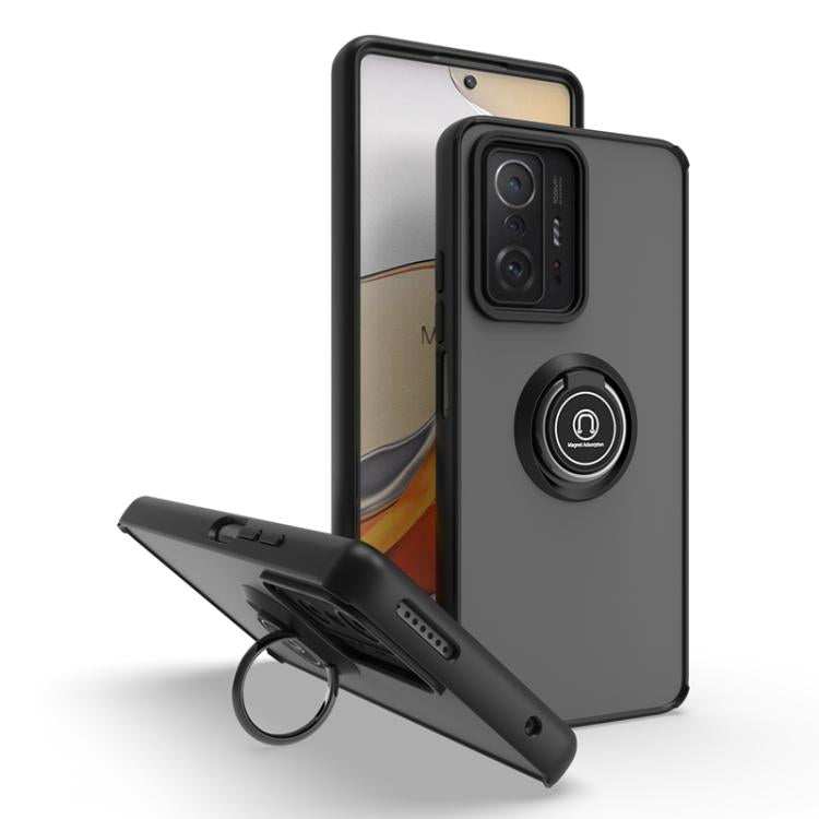 Q Shadow 1 Series TPU + PC Phone Case with Ring
