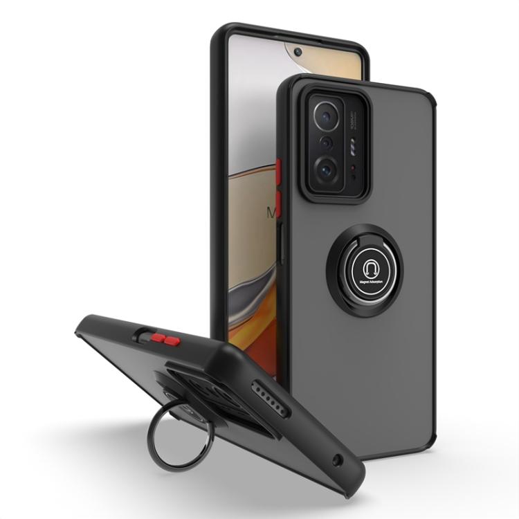 Q Shadow 1 Series TPU + PC Phone Case with Ring