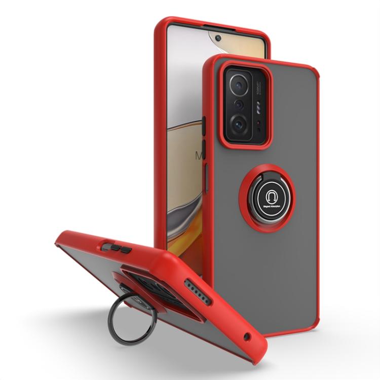 Q Shadow 1 Series TPU + PC Phone Case with Ring