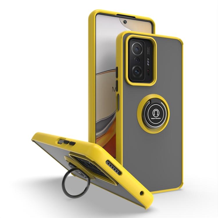 Q Shadow 1 Series TPU + PC Phone Case with Ring