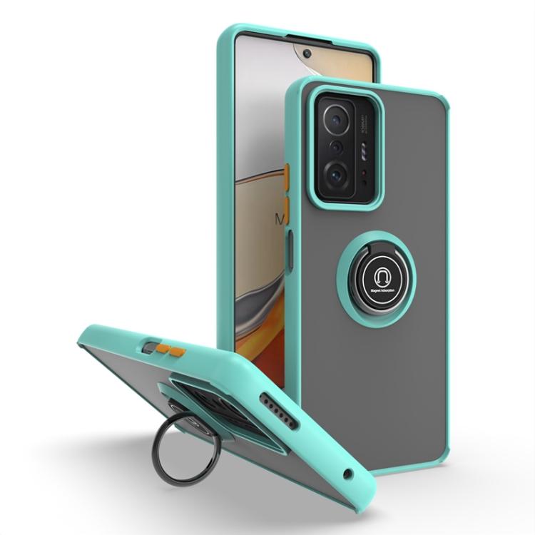 Q Shadow 1 Series TPU + PC Phone Case with Ring