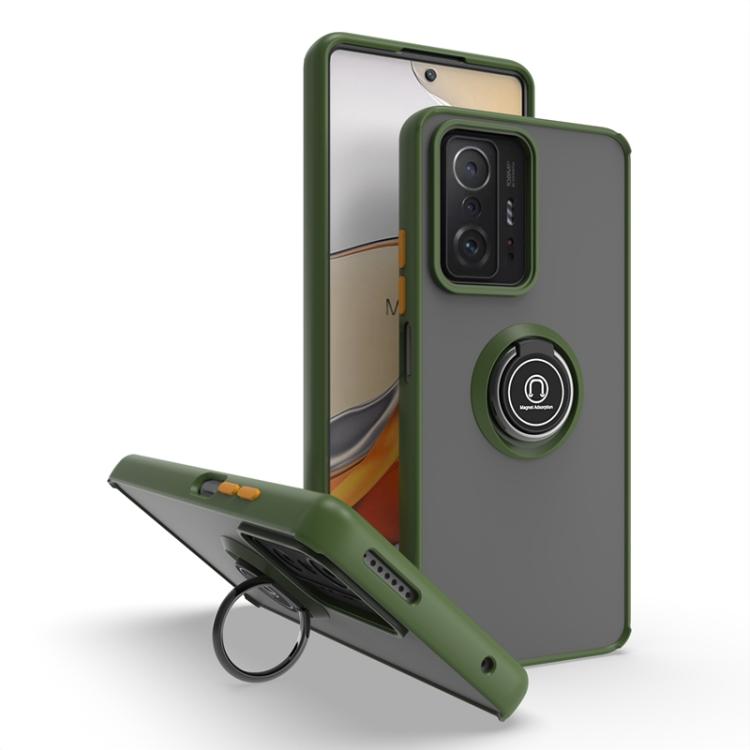 Q Shadow 1 Series TPU + PC Phone Case with Ring